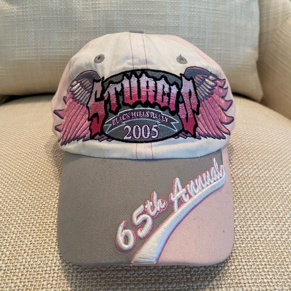 Vintage Sturgis 2005 Black Hills Rally Hat 65th Anniversary